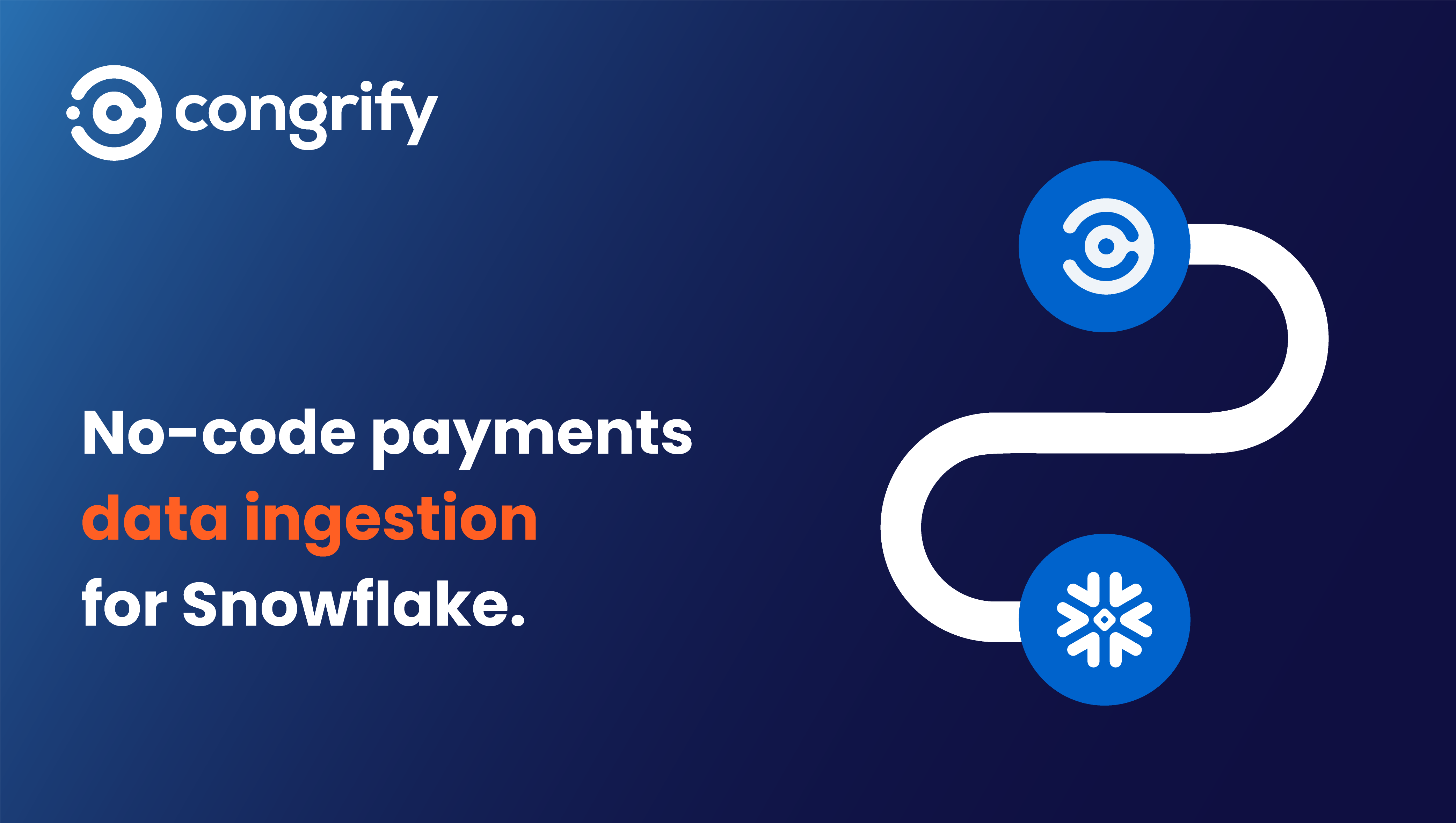 No-code payment data ingestion with Snowflake.